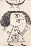 Victor Brauner, Le Char triomphal de l'autimoine, 1949, acvaforte