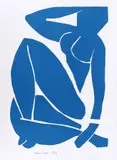 Nud albastru by Henri Matisse, cromolitografie, sold Feb 2020