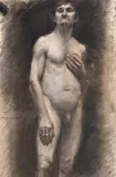 Dimitrie Serafim, Model în atelier