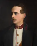 Portretul unui ofițer habsburgic by jumătatea sec. Xix Școală Austro-Ungară, ulei pe pânză, sold Feb 2020