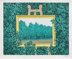 Cascadă by René Magritte, cromolitografie, sold Jan 2020