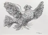 Porumbel by Pablo Picasso, litografie, sold Jan 2020