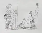 Cleopatra by Pablo Picasso, litografie, sold Jan 2020