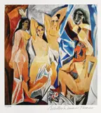 Femei din Avignon by Pablo Picasso, cromolitografie, sold Jan 2020