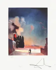 Elemente enigmatice by Salvador Dalí, cromolitografie, sold Jan 2020