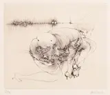 Hans Bellmer, Fără titlu II, acvaforte și gravură cu acul