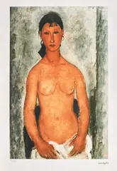 Elvira by Amedeo Modigliani, cromolitografie, sold Jan 2020