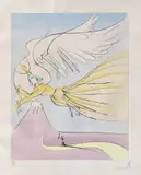 Hagoromo by Salvador Dalí, gravură în culori, sold Jan 2020