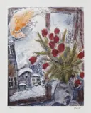 Așteptare by Marc Chagall, cromolitografie, sold Jan 2020