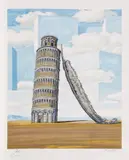 Memoria călătoriei by René Magritte, cromolitografie, sold Jan 2020