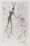 Henry al V-lea by Salvador Dalí, acvaforte și gravură cu acul, sold Jan 2020
