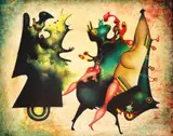 Jules Perahim, Le Taureau, ulei pe placaj