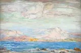 Mihail Simonidy, Insulele de Aur, 1930, ulei pe carton