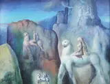 Nimfe by Sabin Bălașa, 1979, ulei pe pânză, sold Dec 2019