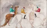 La hipodrom by Magdalena Rădulescu, ulei pe pânză, offered Dec 2019