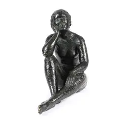 Irina Codreanu, Pe gânduri, 1937, bronz