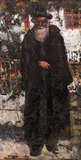 Evreu din Târgu Cucului by Octav Băncilă, ulei pe pânză, sold Dec 2019