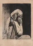 Țărancă by Theodor Aman, acvaforte și gravură cu acul, sold Dec 2019
