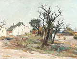 Margine de Iași by Adam Bălţatu, ulei pe carton, offered Dec 2019