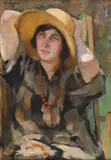 Ipolit Strâmbu, În plin soare, 1928, ulei pe carton