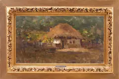 Nicolae Grigorescu, Casa pădurarului, 1870, ulei pe pânză