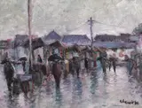 Adrian Ghenie, Piață din Baia Mare