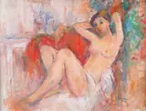 Ion Musceleanu, Nud în fotoliu