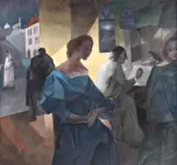 Paul Ackerman, Carnaval la Veneția, ulei pe pânză