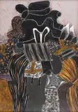 Madonă by Ion Alin Gheorghiu, 1996, ulei pe pânză, sold Dec 2019