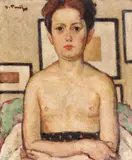 Nicolae Tonitza, Catrina, 1925-1927, ulei pe pânză