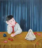 Huang Yin, Task Duchamp, acrylic pe pânză