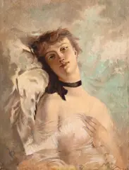 Charles Joshua Chaplin, Reverie, ulei pe pânză