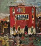 Veneția by Corneliu Baba, 1986, ulei pe pânză, sold Oct 2019