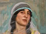 Constantin Artachino, Orientală, ulei pe carton