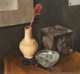 Alexandru Moscu, Natură statică cu pipă şi ciuline