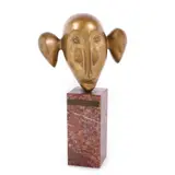 Muză by Ion Irimescu, bronz, sold Oct 2019