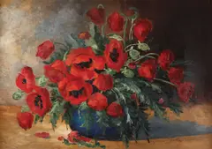Eugenia Filotti Atanasiu, Maci, ulei pe carton