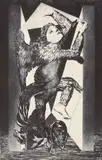 Adrian Dumitrache, Prefigurare, tuş pe hârtie