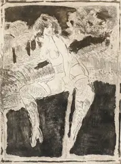 Tiberiu Nicorescu, Boudoir, litografie