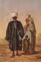 Amedeo Preziosi, Tunisieni, 1815, cromolitografie