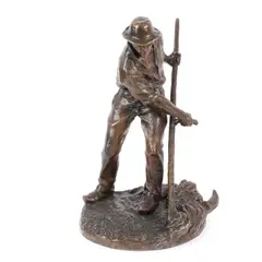 Paul Richer, La seceriș, bronz