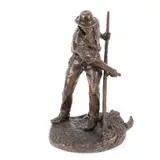 Paul Richer, La seceriș, bronz