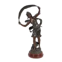 Le Char D'Aurore by Auguste Moreau, antimoniu, offered Oct 2019