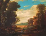 Cercul lui George Morland, Vânători, ulei pe pânză