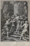 Louis Desplaces, Andromaca și Astianax, sec. XVIII, acvaforte