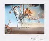 Ispitirea Sfântului Anton by Salvador Dalí, cromolitografie, sold Oct 2019