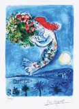 Golful îngerilor by Marc Chagall, cromolitografie, sold Oct 2019