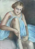 Pál Fried, Balerină, pastel pe hârtie