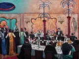 Henri Visconte, Cabaret, ulei pe carton