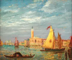 Henry Gerard, Veneţia, ulei pe carton